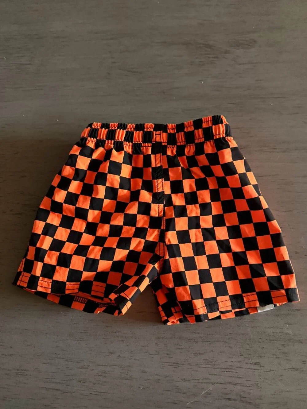 Neon Check Hybrid Swim Shorts